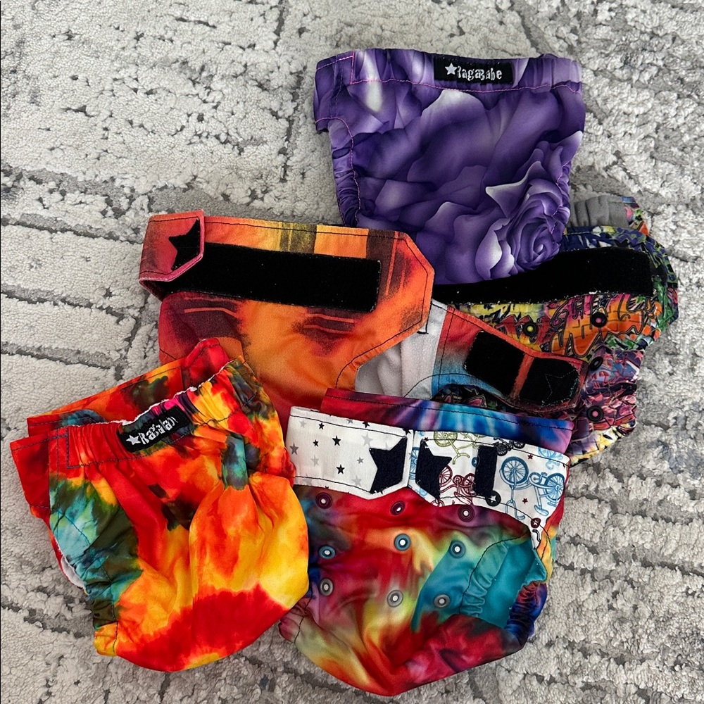 Ragababe size 1 reusable cloth diaper shells